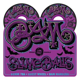 Bam Margera Signature Edition Complete Skateboard - Heroin Deck, Slappy Trucks, Slime Balls Wheels, Independent Bearings