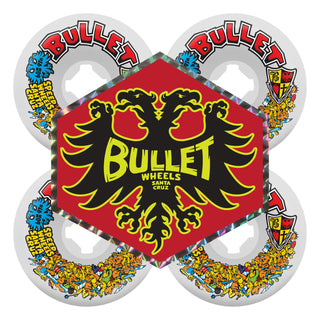 Slime Balls Skateboard Wheels 60mm Bullet Riot Vomits 97A White