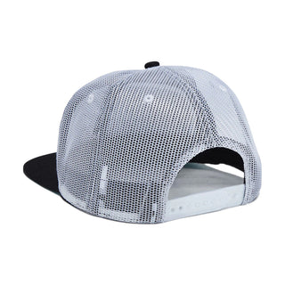 Snot Wheel Co. Hat Gator Patch Trucker Snapack Black/White