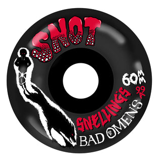 Snot Skateboard Wheels 60mm Jake Snelling Bad Omens 99A Black