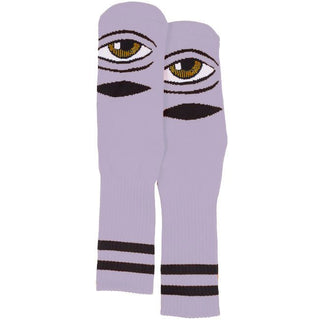 Toy Machine Skateboard Socks Sect Eye Lavender Crew Pair