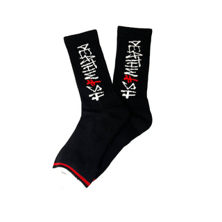 Deathwish Skateboards Socks Deathspray Black Black