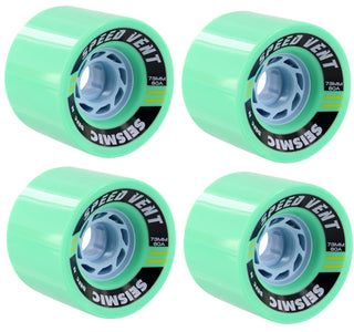 Seismic Wheels Speed Vent Mint 73mm x 54mm 80A