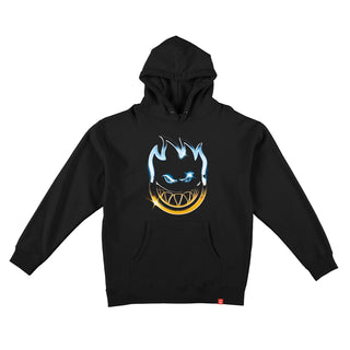Spitfire Wheels Hoodie Chrome Bighead Two Tone Black