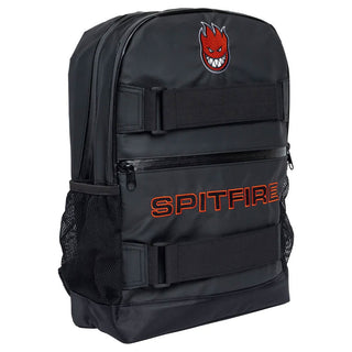 Spitfire Wheels Skateboard Backpack Classic 87 Black with Board Holding Straps