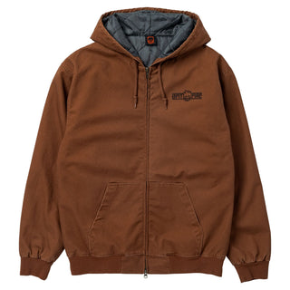 Spitfire Wheels Jacket LTB Arch Embroidered Dark Brown