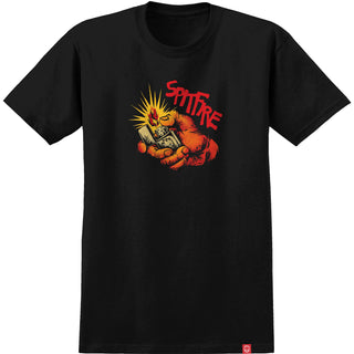 Spitfire Wheels Shirt Light Em Up Black