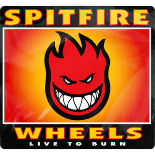 Spitfire Wheels Skateboard Sticker Bighead Box Red 3.25" x 3"