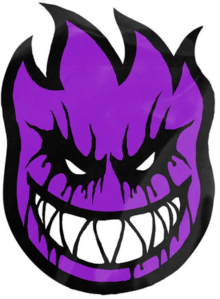 Spitfire Wheels Sticker Deathmask Purple