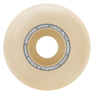 Spitfire Skateboard Wheels 54mm F4 93A Ishod Lock-In Classic Natural