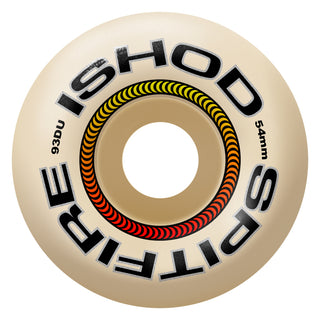 Spitfire Skateboard Wheels 54mm F4 93A Ishod Lock-In Classic Natural