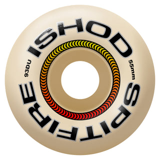 Spitfire Skateboard Wheels 55mm F4 93A Ishod Lock-In Classic Natural