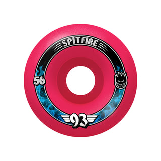 Spitfire Skateboard Wheels 56mm F4 93A Radial Pink