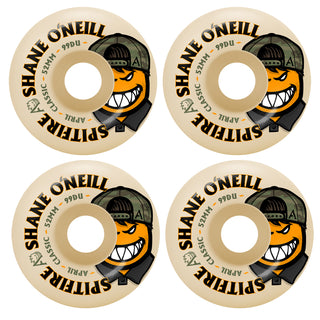 Spitfire Skateboard Wheels 52mm F4 99A April Shane ONeill Classic Natural