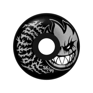 Spitfire Skateboard Wheels 56mm F4 99A Deathmask II Bighead Radial Full Black
