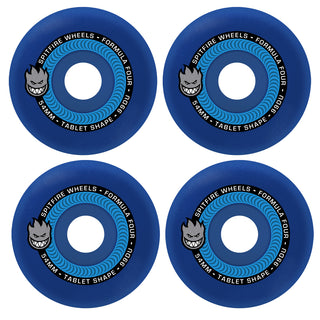Spitfire Skateboard Wheels 54mm F4 99A Team Tablet Colors Ice Blue