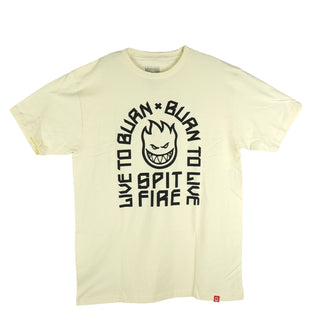 Spitfire Wheels Shirt LTB Arch Natural/Black