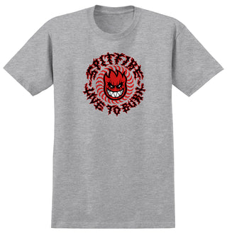 Spitfire Wheels Shirt Deathmask Classic Heather Grey