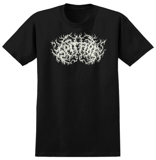 Spitfire Wheels Shirt Deathmask Script Glow Black