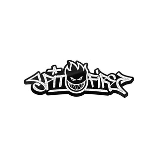 Spitfire Wheels Skateboard Sticker Vinz Black/White 4" x 1.25"