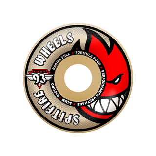 Spitfire Skateboard Wheels 54mm F4 93A Radial Full Natural