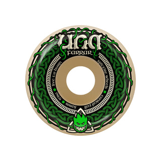 Spitfire Skateboard Wheels 52mm F4 97A Una Farrar Trinity Conical Full Natural