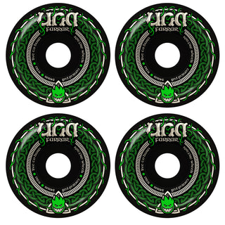 Spitfire Skateboard Wheels 54mm F4 97A Una Farrar Trinity Conical Full Black