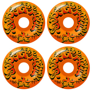 Spitfire Skateboard Wheels 56mm F4 99A Savie II Classic Full Orange