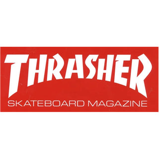 Thrasher Sticker Mag Logo Medium Red 2.5" x 6"