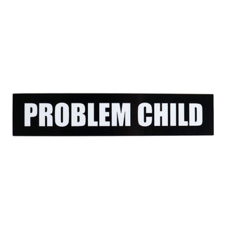 Baker Skateboards Sticker Problem Child Black 7" x 1.5"
