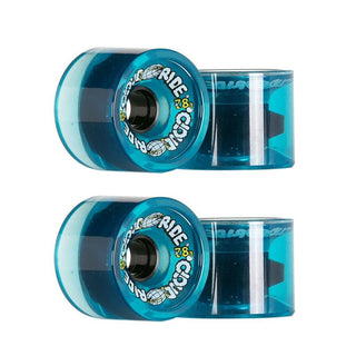 Cloud Ride Wheels Street Cruisers 69mm 78A Clear Blue (Set of 4)