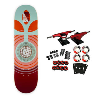 Habitat Complete Mark Suciu Clock Red 8.125"