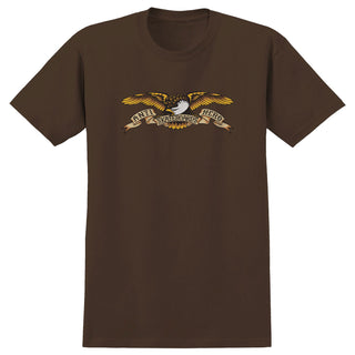 Anti Hero Skateboards Shirt Eagle Brown/Black Brown