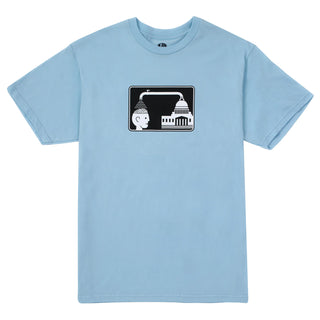 Alien Workshop Skateboards Shirt Brainwash Blue