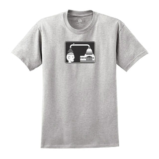 Alien Workshop Skateboards Shirt Brainwash Heather Grey