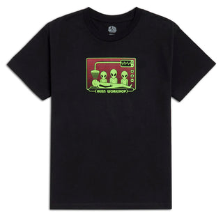 Alien Workshop Skateboards Shirt Abduction Ray Black