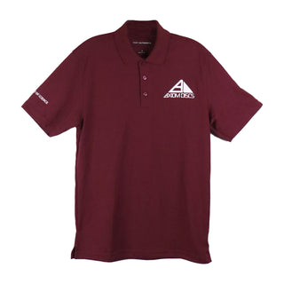 Axiom Disc Golf Polo Shirt Art of Science Burgundy