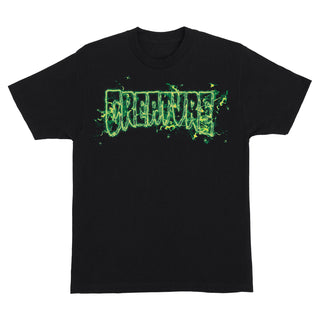 Creature Skateboards Shirt Inferno Logo Outline Black