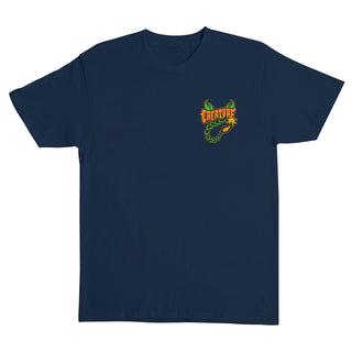 Creature Skateboard T-Shirt Deadly Sands Navy