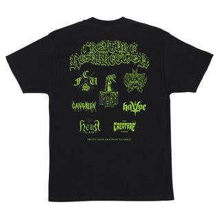 Creature Skateboard T-Shirt Resurrection XX Black