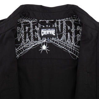 Creature Skateboards Shirt Web 2 Relic Work Top Black