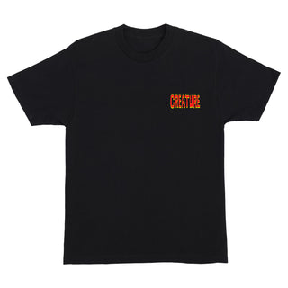 Creature Skateboards Shirt Burn Witch Burn Black