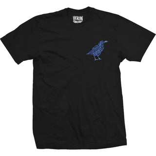 Heroin Skateboards Shirt Crow Black