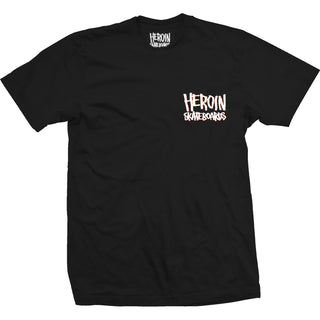 Heroin Skateboards Shirt Mini Pickle Black
