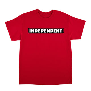 Independent Trucks Shirt Bar Logo Red