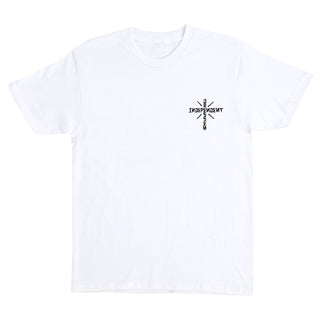 Independent Trucks Shirt Dressen Skull Rose White