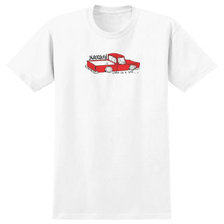 Krooked Skateboards Shirt Double OK White White
