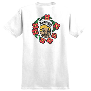 Krooked Skateboards Shirt Krooked MG White White
