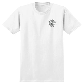 Krooked Skateboards Shirt Krooked MG White White