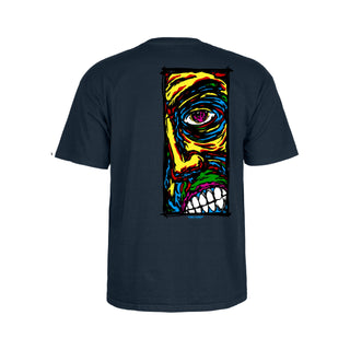 Powell Peralta Skateboards Shirt Lance Conklin Face Navy